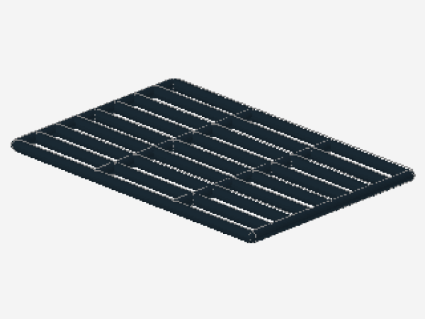 Lego Bar 9 x 13 (6046) Gate Grille, black