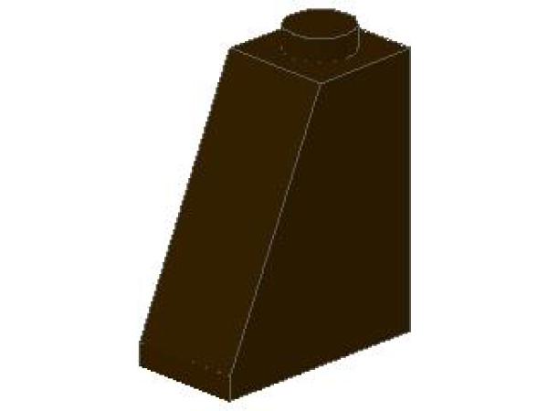 Lego Slope Stone 65° 2 x 1 x 2 (60481) dark brown