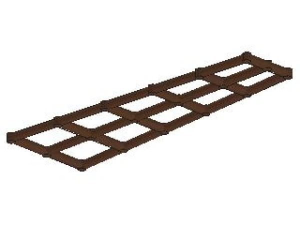 Lego Mast Rigging, short 16 x 5 (6057) brown