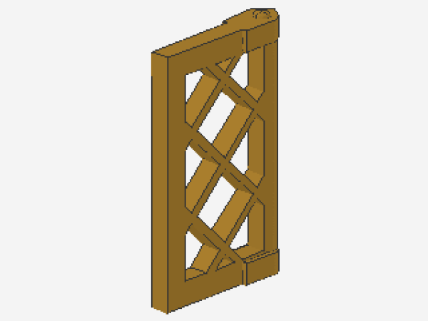 Lego Scheibe für Fenster 1 x 2 x 3 (60607) perlend gold