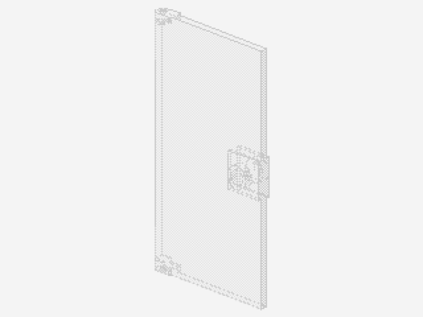 Lego Door 1 x 4 x 6 (60616) transparent