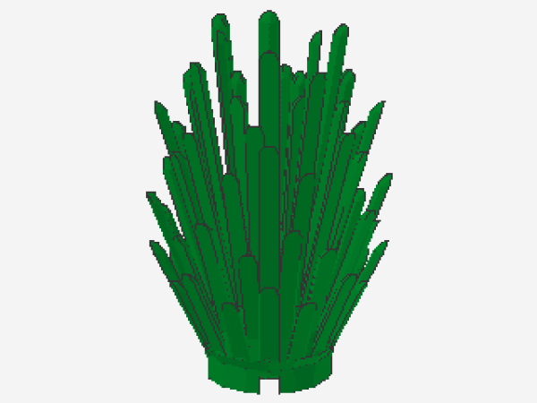 Lego Bush, prickly (6064) green