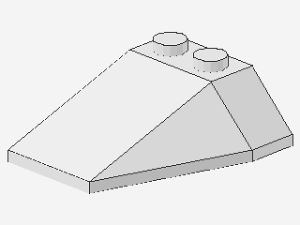 Lego Wedge 4 x 4 (6069) white