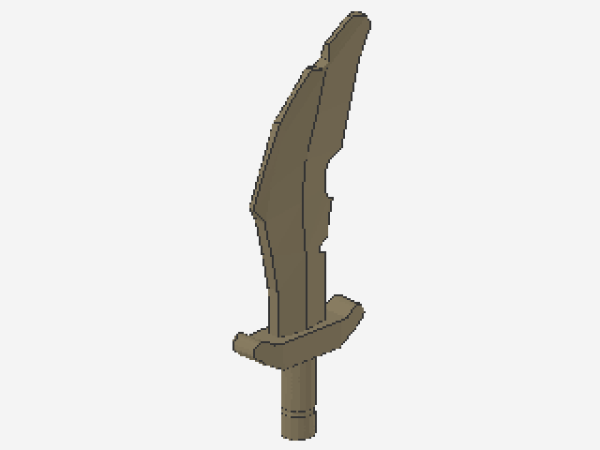 Lego Minifigur Krummsäbel (60752) dunkel tan