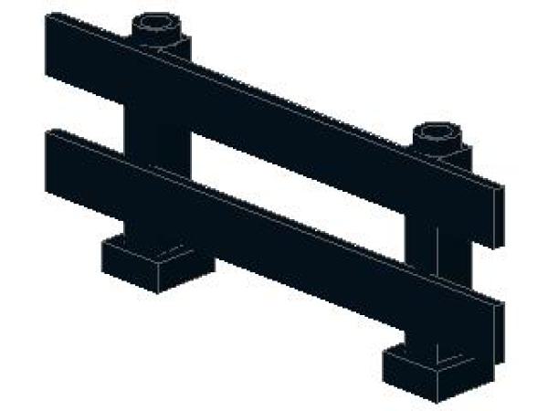 Lego Zaun 1 x 8 x 2 2/3 (6079) schwarz