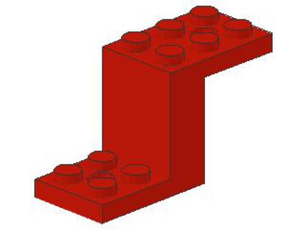 Lego Bracket 5 x 2 x 2 1/3 (6087) red