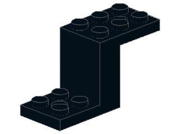 Lego Winkelträger 5 x 2 x 2 1/3 (6087) schwarz
