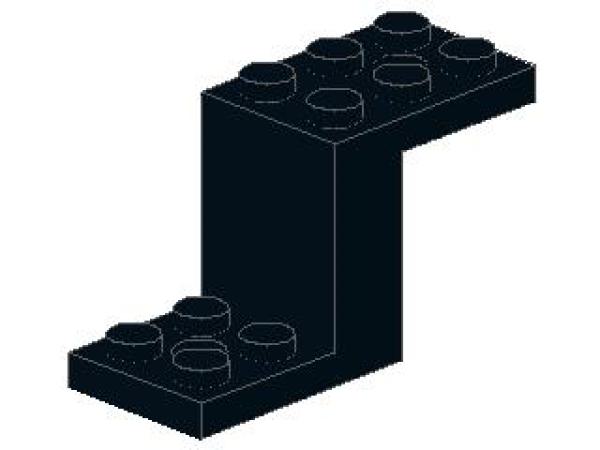 Lego Bracket 5 x 2 x 2 1/3 (6087) black