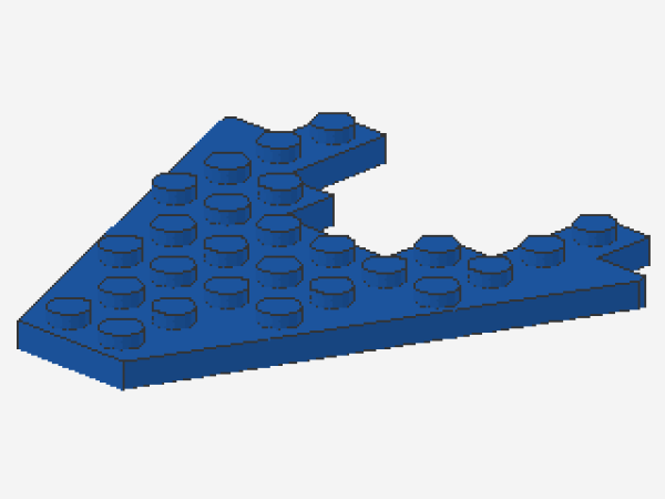 Lego Keilplatte 8 x 8 (6104) blau