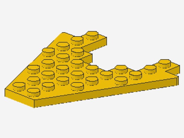 Lego Keilplatte 8 x 8 (6104) gelb