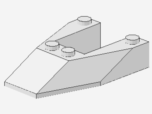Lego Keil 6 x 4 (6153a) weiß