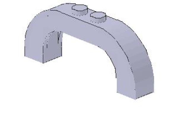 Lego Brick, Arch 1 x 6 x 2 (6183) light violet