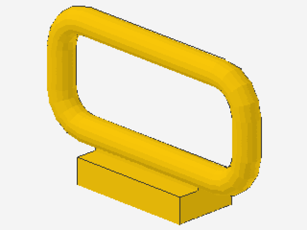 Lego Stange 1 x 4 x 2 (6187) gelb