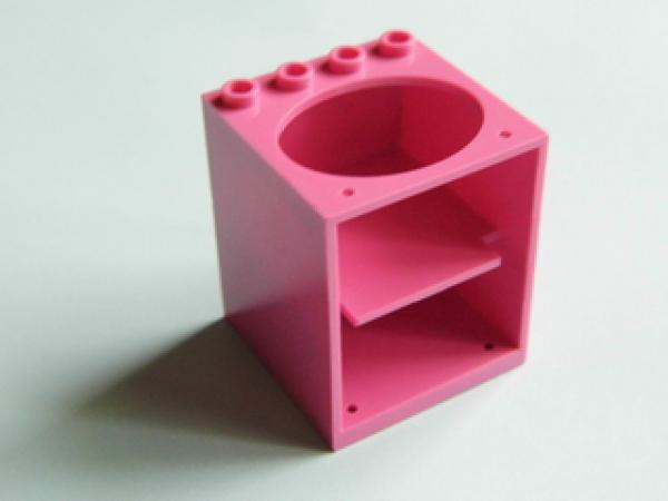 Lego Cupboard 4 x 4 x 4 (6197) dark pink