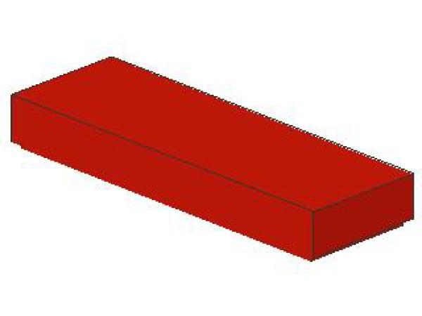 Lego Fliese 1 x 3 (63864) rot