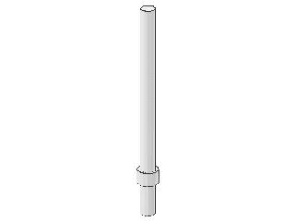 Lego Bar 6L (63965) with Stop Ring, white