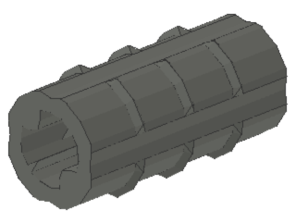 Lego Technic Axle Connector 2L (6538b) dark bluish gray