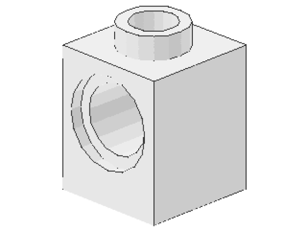 Lego Technic Stein 1 x 1 (6541) weiß