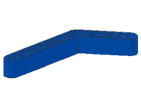 Lego Technic Liftarm 1 x 9 (6629) verbogen, blau