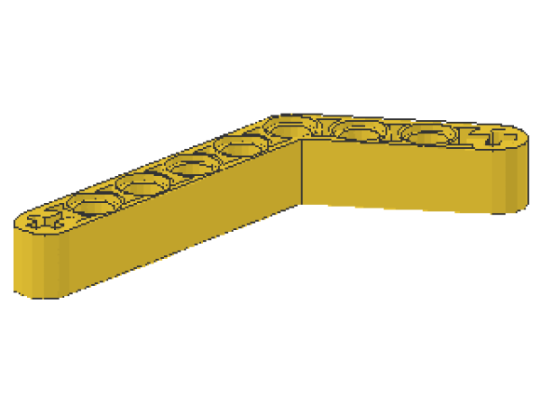 Lego Technic Liftarm 1 x 9 (6629) verbogen, gelb