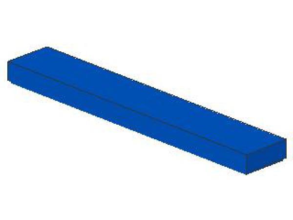 Lego Fliese 1 x 6 (6636) blau