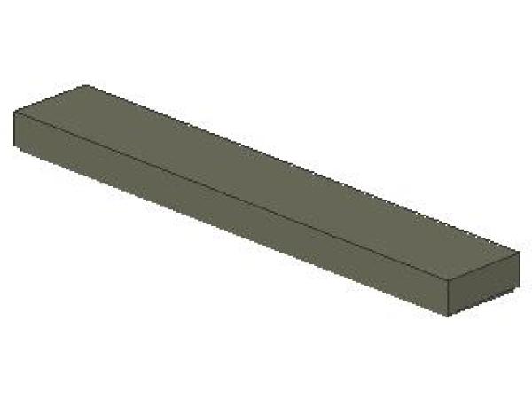 Lego Tile 1 x 6 (6636) dark gray