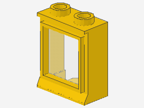 Lego Fenster 1 x 2 x 2 (7026) gelb