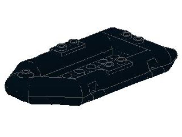 Lego Boot, Gummifloß, klein (30086c01) schwarz