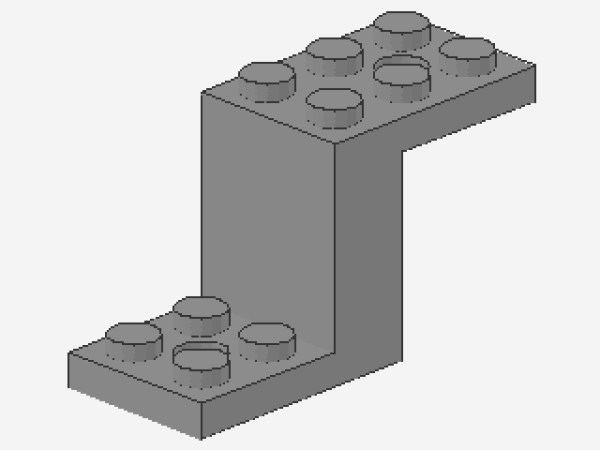 Lego Winkelträger 5 x 2 x 2 1/3 (76766) hell bläulich grau