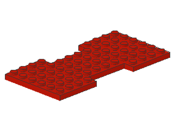 Lego Vehicle Base 6 x 12 (781) red