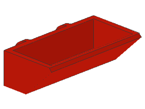 Lego Excavator Bucket 2 x 4 (784) red