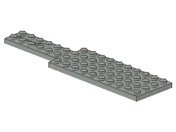 Lego Vehicle Base 4 x 16 (805) light gray