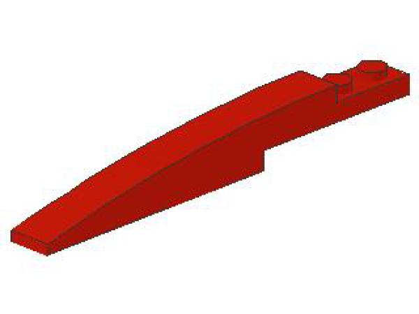 Lego Slope Stone, curved 10 x 1 x 1 (85970) red