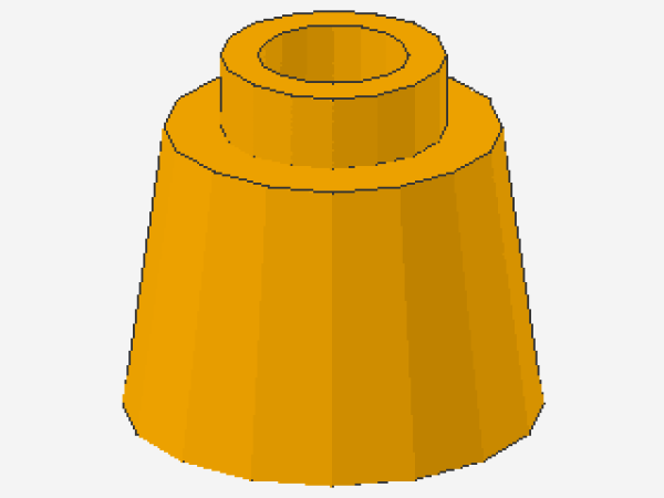 Lego Cone 1 1/6 x 1 1/6 (85975) bright light orange