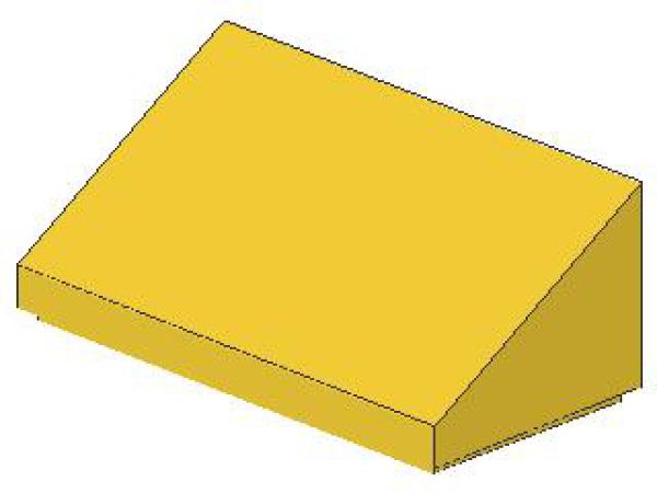 Lego Slope Stone 30° 1 x 2 x 2/3 (85984) yellow