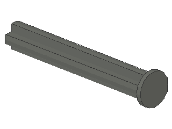 Lego Technic Axle 4L (87083) dark bluish gray