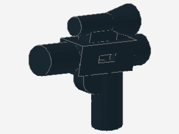 Lego Minifigure SW Blaster Small (92738) black