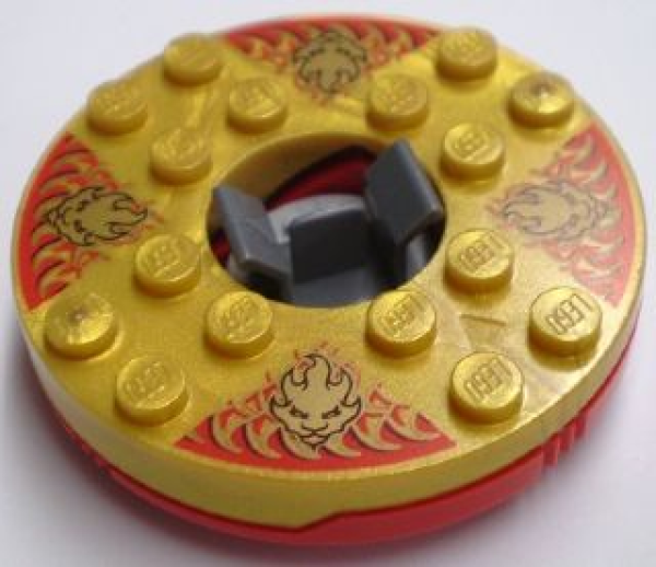 Lego Turntable 6 x 6 x 1.33 (92549c04pb01) Ninjago Spinner