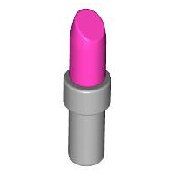 Lego Minifigur Lippenstift (93094c01) dunkel pink