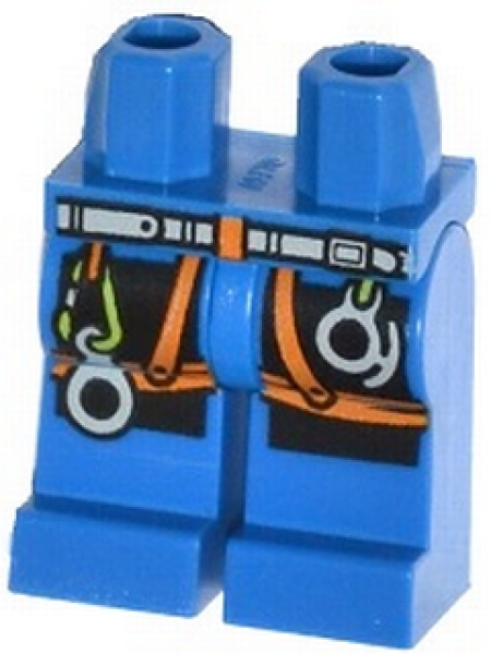 Lego Minifigur Beine montiert (970c00pb0309)