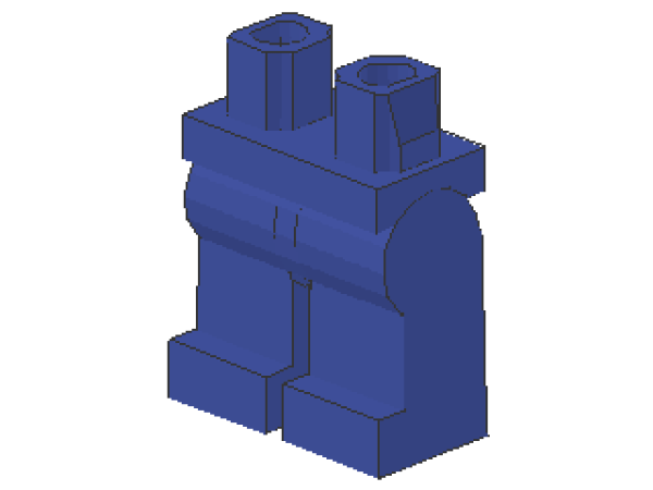 Lego Minifigure Legs, mounted (970c00) violet