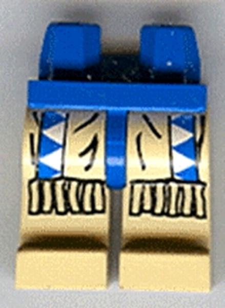 Lego Minifigur Beine montiert (970c02pb02)