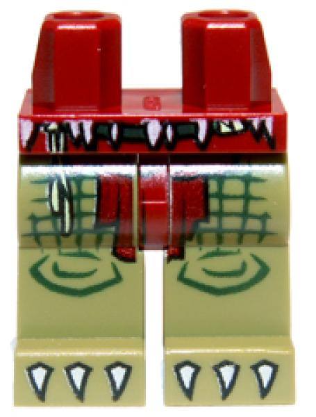 Lego Minifigur Beine montiert (970c155pb03)