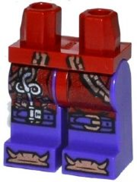 Lego Minifigur Beine montiert (970c89pb03)