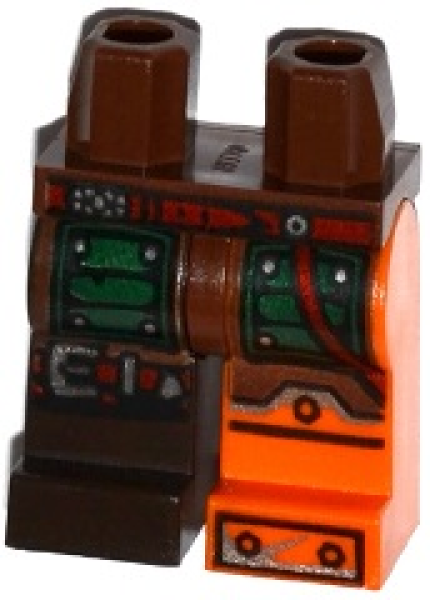 Lego Minifigure Legs, mounted (970d32pb01)