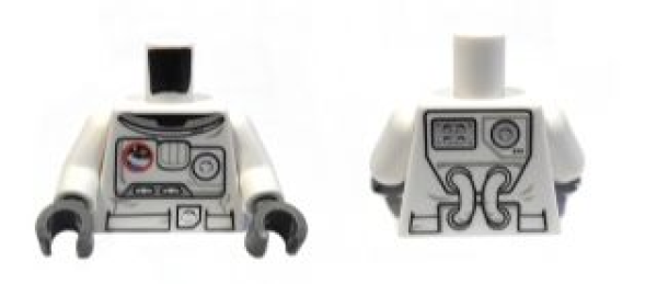 Lego Minifigure Torso mounted (973pb0861c01)