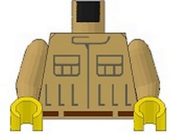 Lego Minifigur Torso montiert (973psac01)