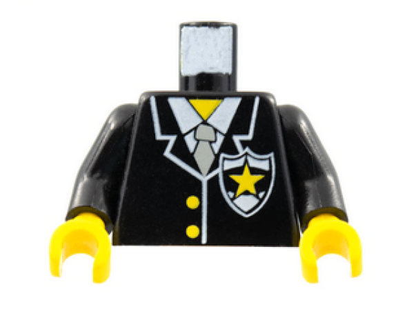 Lego Minifigur Torso montiert (973px20c01)