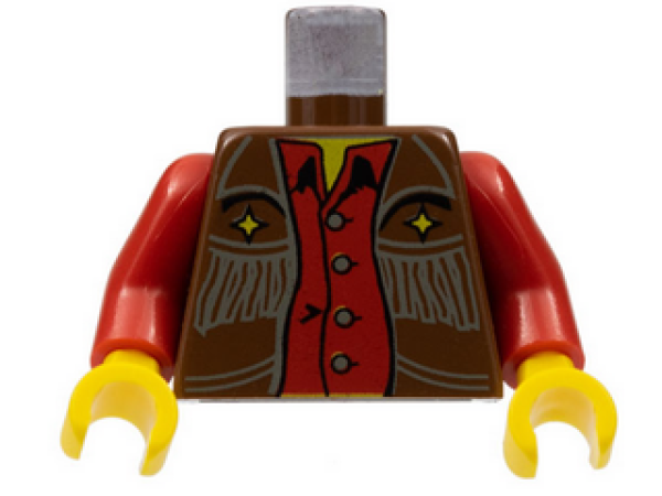 Lego Minifigur Torso montiert (973px53c01)