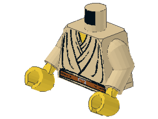 Lego Minifigure Torso mounted (973px58c01)